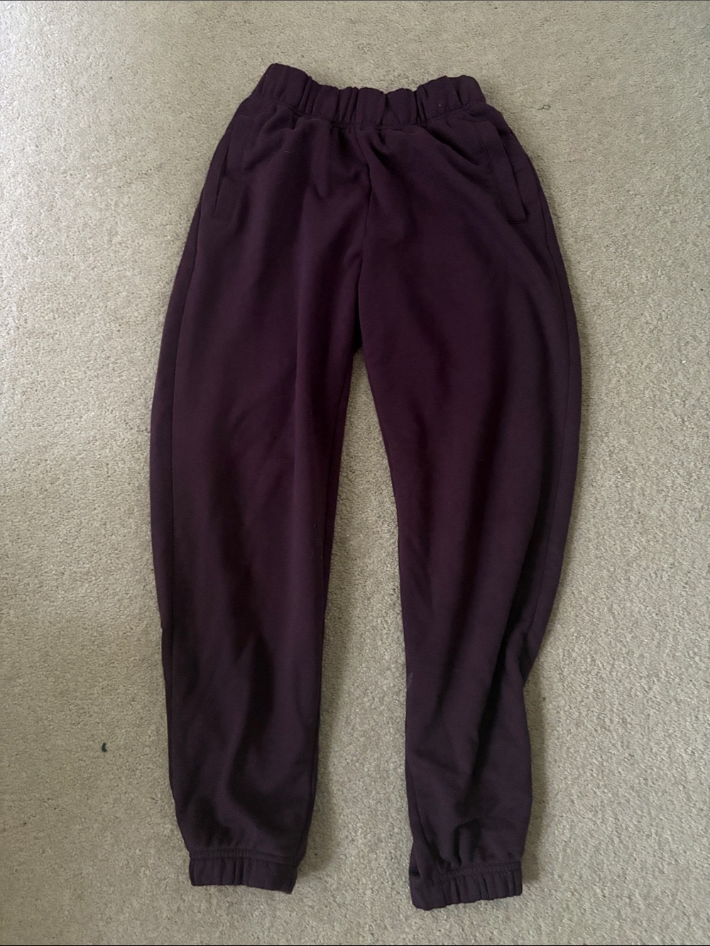 Aerie jet set Jogger Pants - Deep Plum XXS excellent condition